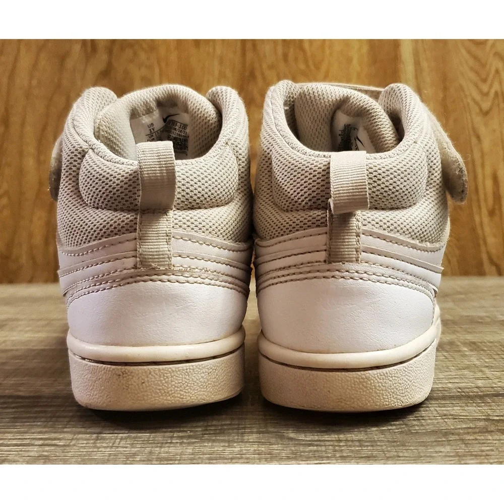 Nike Court Borough Mid 2‎ Sneakers Youth Size 1Y White